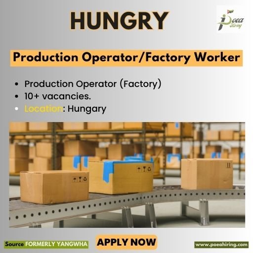 Production Operator (Factory Worker Hungary) Position: Production Operator – Box and Carton Manufacturing Employer: Work Force KFT Industry: Manufacturing - Process Location: Hungary